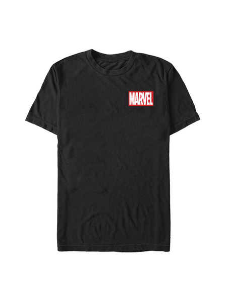 ZOOT.Fan Črna moška majica Marvel Marvel Brick