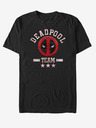 ZOOT.Fan Črna unisex majica Marvel Deadpool Team Stuff