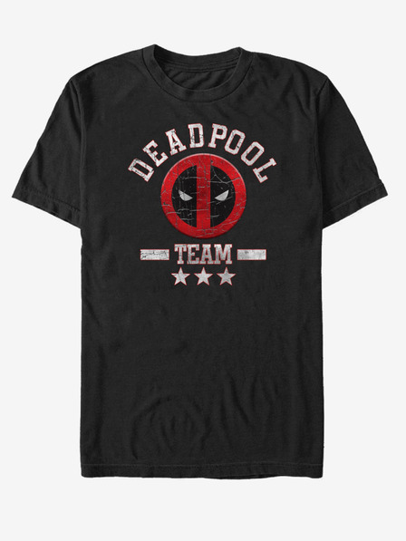 ZOOT.Fan Črna unisex majica Marvel Deadpool Team Stuff