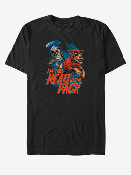 ZOOT.Fan Črna unisex majica Marvel Head Pack