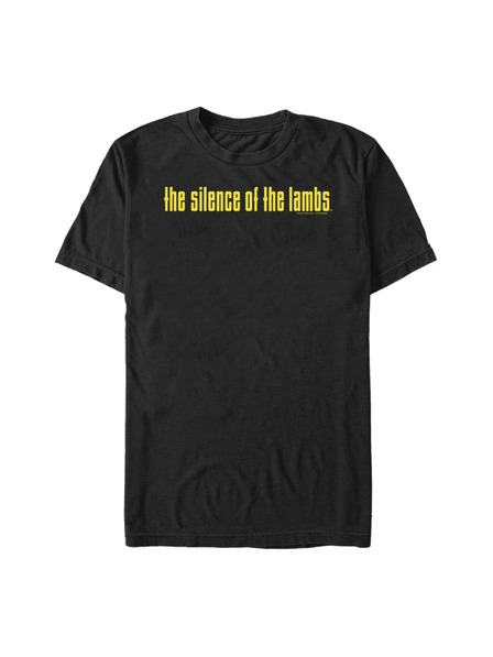 ZOOT.Fan MGM The Silence Of The Lambs Yellow Logo Moška črna majica