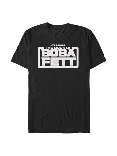 ZOOT.Fan Črna moška majica z osnovnim logotipom Vojne zvezd