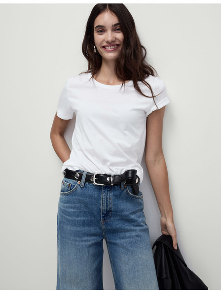 Marks & Spencer Majica iz čistega bombaža Marks & Spencer bela