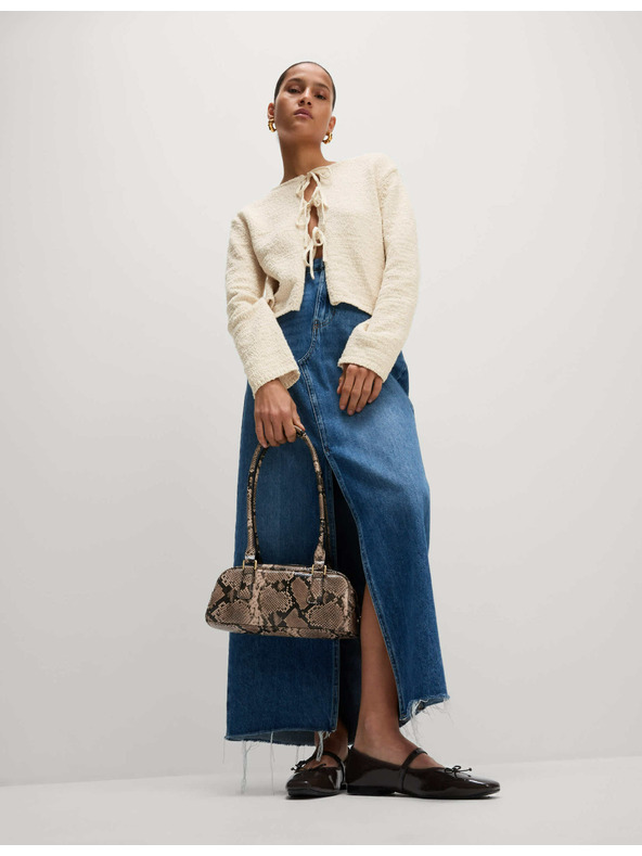 Marks & Spencer Kardigan s teksturo in visokim deležem bombaže Marks & Spencer bež