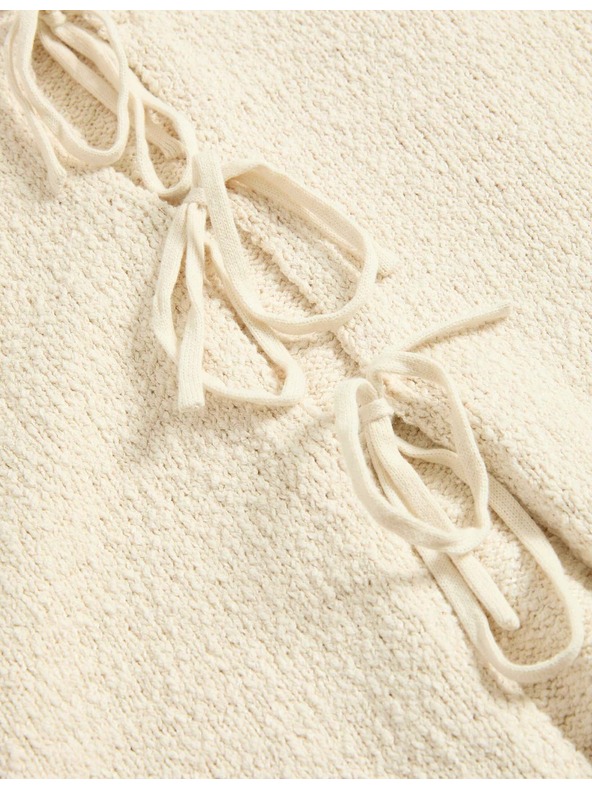 Marks & Spencer Kardigan s teksturo in visokim deležem bombaže Marks & Spencer bež