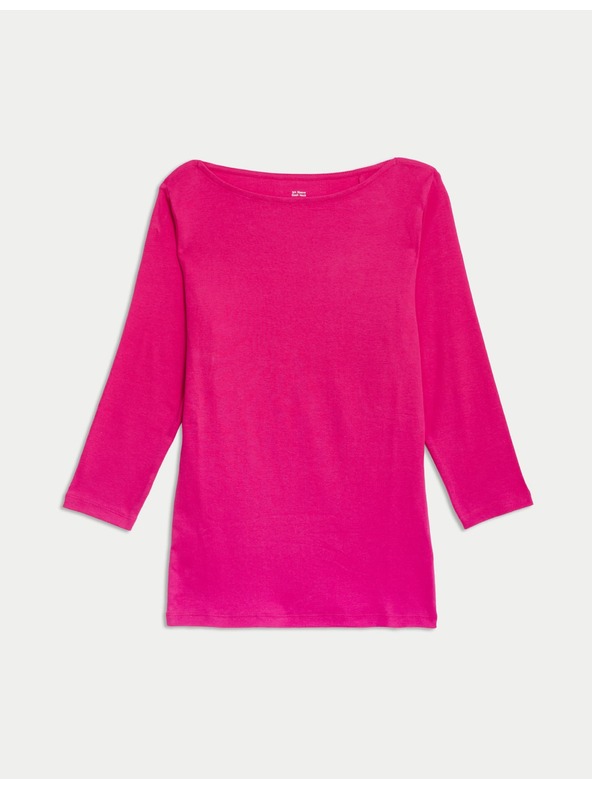 Marks & Spencer Zgornji del iz čistega bombaža ozkega kroja Marks & Spencer