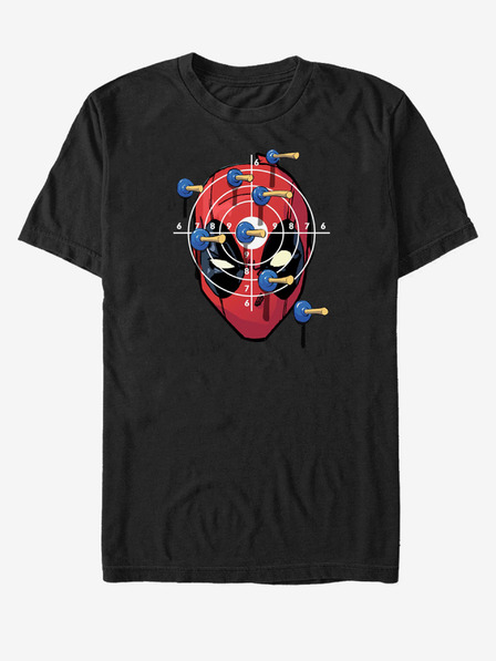 ZOOT.Fan Črna unisex majica Marvel Target Practice