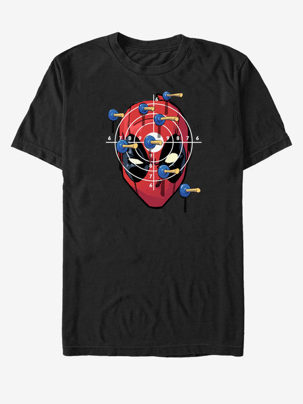 ZOOT.Fan Črna unisex majica Marvel Target Practice