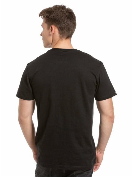 Meatfly Meatfly moška majica Joe Black/Black | Črna | Velikost S | 100% bombaž