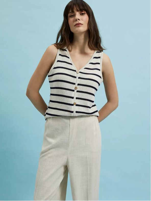 Moodo Ženska črtasta majica Moodo