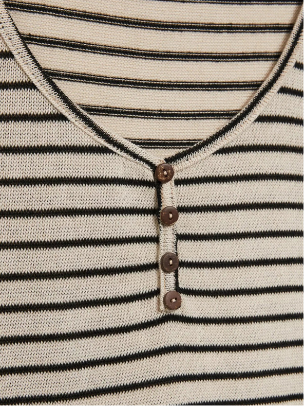 Moodo Ženska majica bež barve MOODO