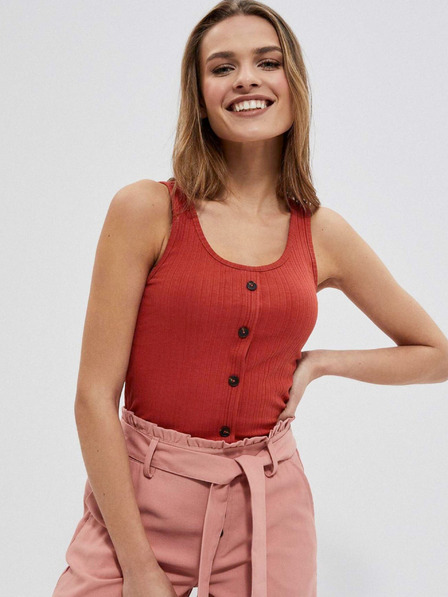 Moodo Rdeča ženska majica Moodo