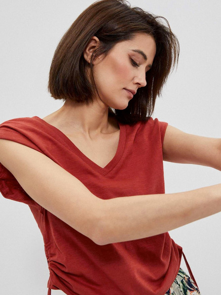 Moodo Moodo Oranžna ženska majica