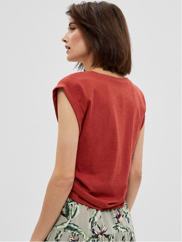 Moodo Moodo Oranžna ženska majica