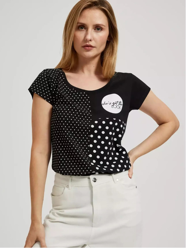 Moodo Ženska majica s pikami Moodo