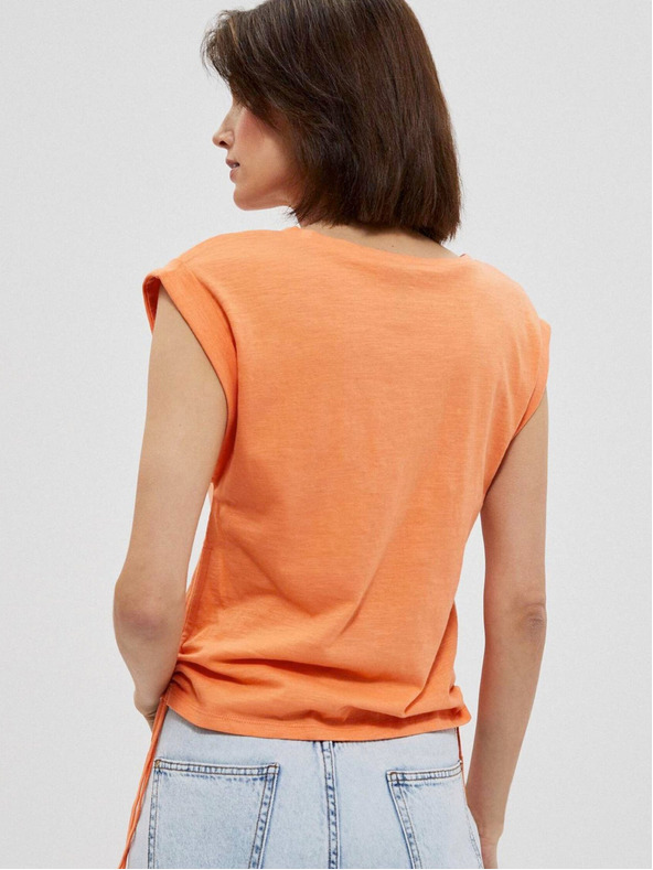 Moodo Moodo Oranžna ženska majica