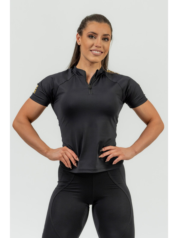 Nebbia NEBBIA Ženska funkcionalna majica INTENSE Ultimate 831 Gold Nebbia