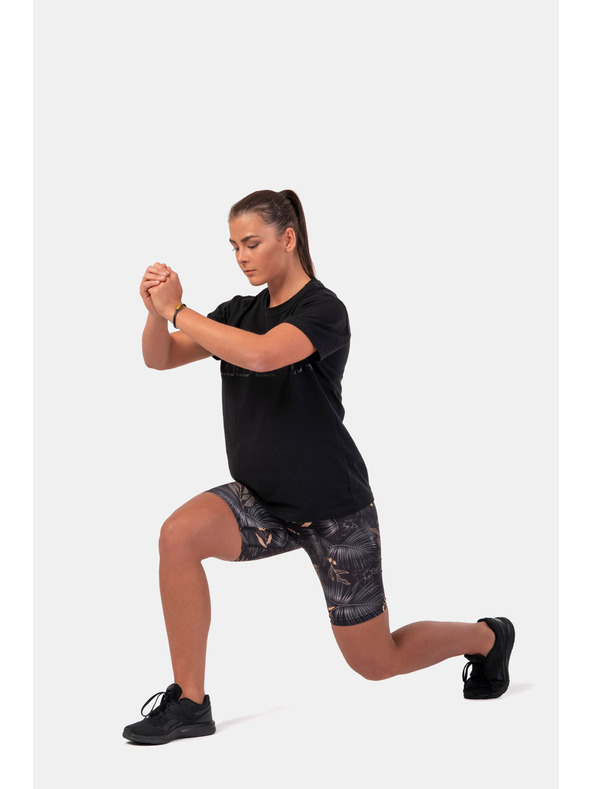 Nebbia Majica z nevidnim logotipom NEBBIA 602 Black Nebbia