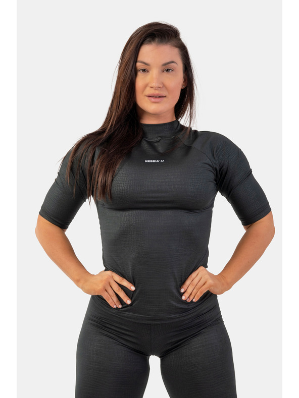 Nebbia Majica z vzorcem kačje kože 416 Nebbia