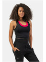 Nebbia Športna majica tankega kroja ozkega kroja 422 Črna