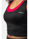 Nebbia Športna majica tankega kroja ozkega kroja 422 Črna