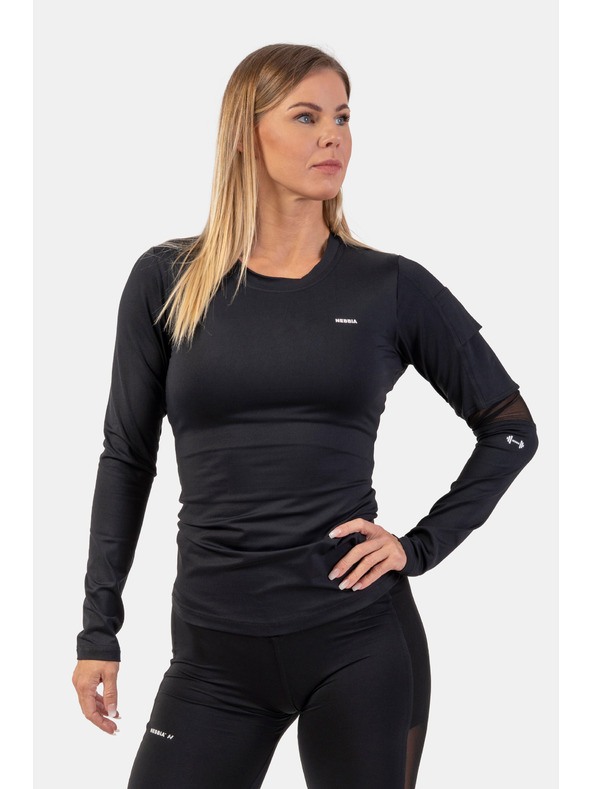 Nebbia Funkcionalna majica z dolgimi rokavi Smart Pocket 418 Nebbia