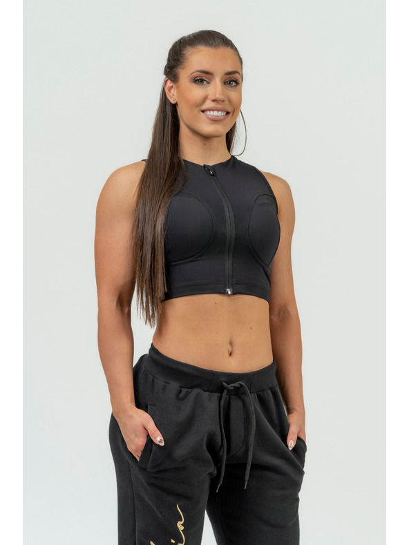 Nebbia NEBBIA Ženski zgornji del z visoko podporo INTENSE Mesh 842 Nebbia