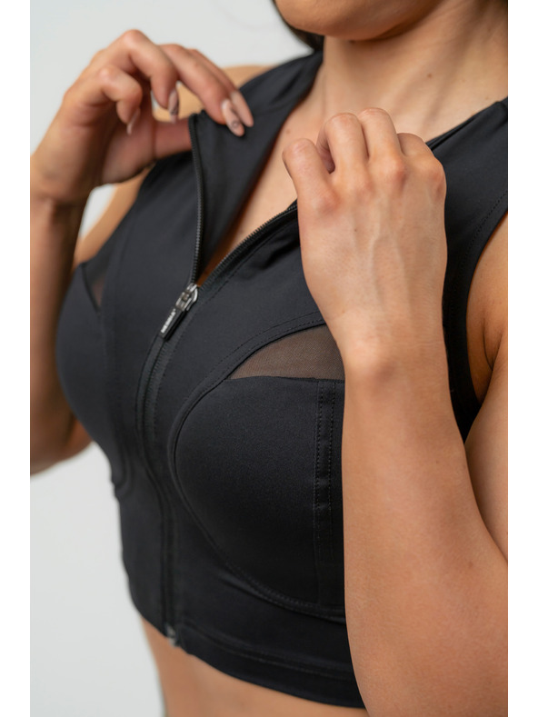 Nebbia NEBBIA Ženski zgornji del z visoko podporo INTENSE Mesh 842 Nebbia