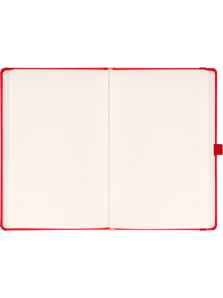 NOTIQUE NOTIQUE Notes, rdeča, pikčasta, 15 x 21 cm BAAGL