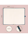 NOTIQUE NOTIQUE Notes Aprint Neo, modra, pikčasta, 15 x 21 cm