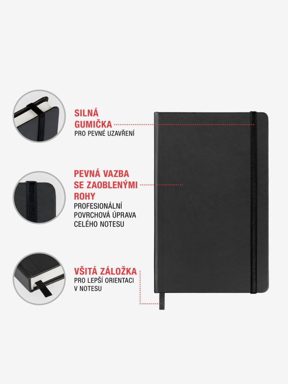 NOTIQUE NOTIQUE Zapiski Tomski in Polanski, podloženo, 11 x 16 cm