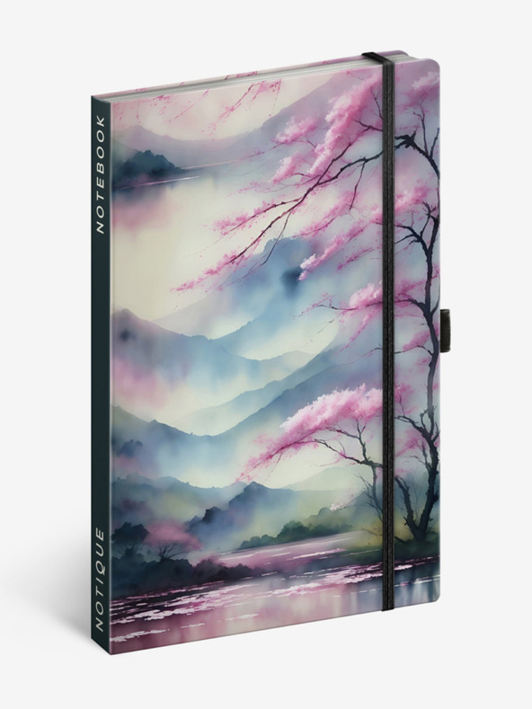 NOTIQUE NOTIQUE Notes Sakura, podloženo, 13 x 21 cm