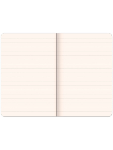 NOTIQUE NOTIQUE Zapiski Velvet Typo, podloženo, 13 × 21 cm BAAGL