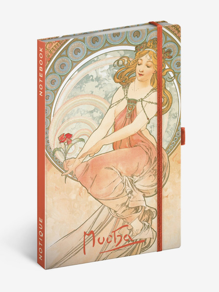 NOTIQUE NOTIQUE Zapiski Alfons Mucha - Slikarstvo, podloženo, 13 x 21 cm