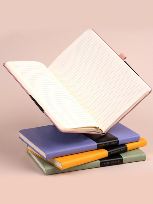 NOTIQUE NOTIQUE Notes Roza, podložen, 13 x 21 cm