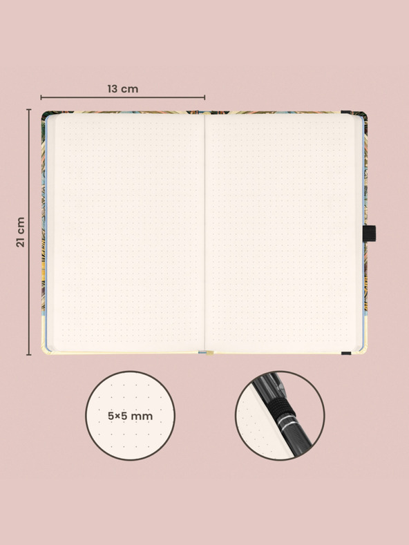 NOTIQUE NOTIQUE Zapiski Alfons Mucha - Zodiak, s pikami, 13 x 21 cm