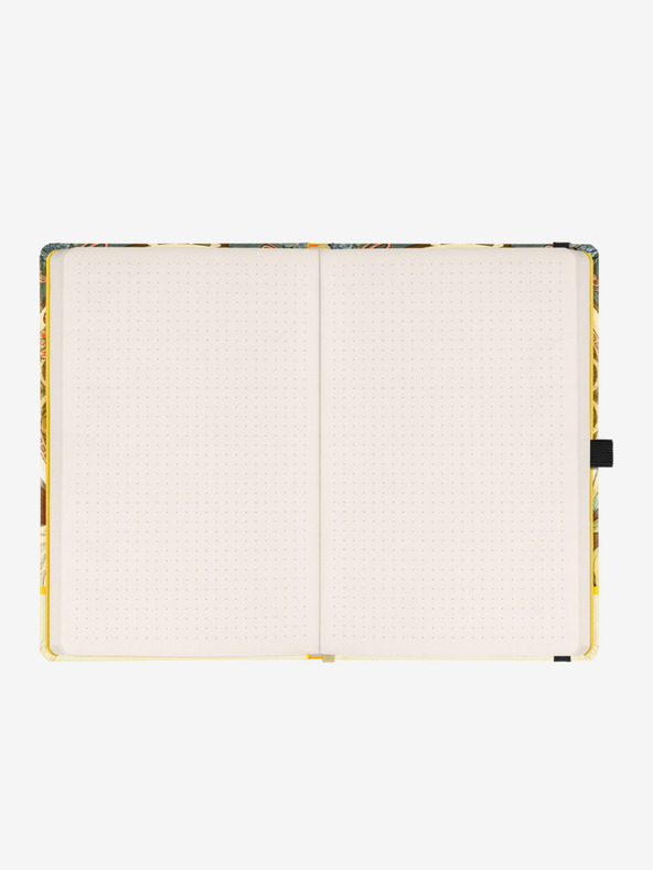 NOTIQUE NOTIQUE Zapiski Alfons Mucha - Pisalo, pikčasti, 13 x 21 cm