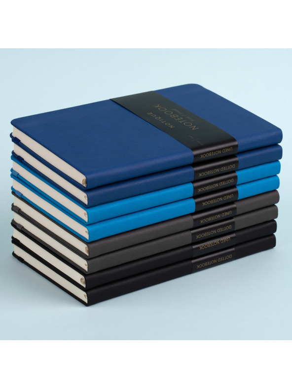 NOTIQUE NOTIQUE Notes Modra, podložena, 13 x 21 cm