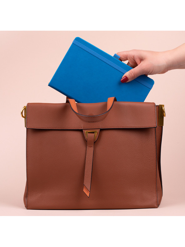 NOTIQUE NOTIQUE Notes Modra, podložena, 13 x 21 cm