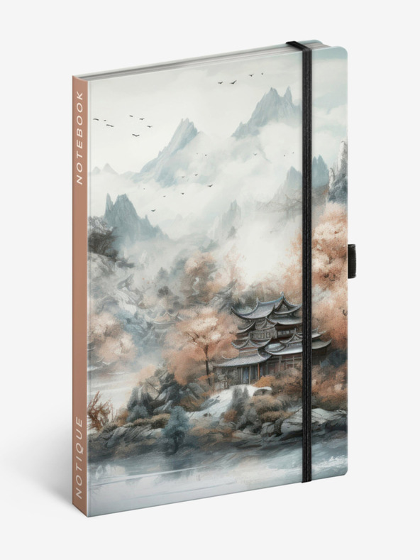 NOTIQUE NOTIQUE Notes Japonska, podložen, 13 x 21 cm