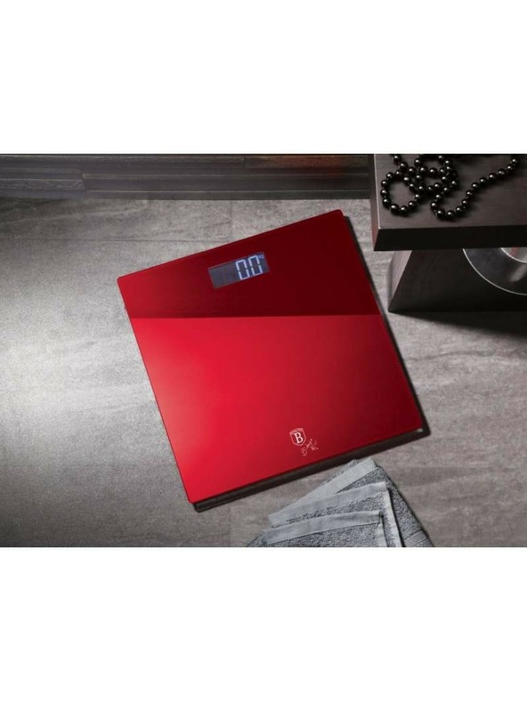 Berlingerhaus Osebna digitalna tehtnica 150 kg Burgundska kovinska linija BERLINGERHAUS