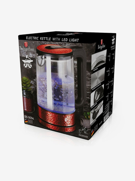 Berlingerhaus Električni kuhalnik 1,7 l Burgundija Metallic Line BlackSmith BERLINGERHAUS