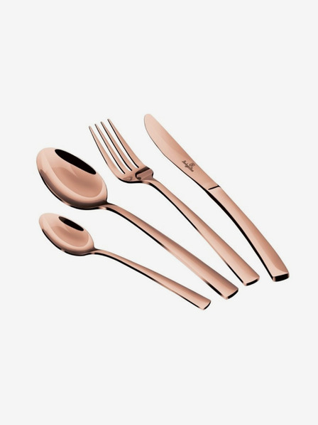 Berlingerhaus Komplet nerjavečih jedilnih priborov 24 kosov iz nerjavečega jekla mirror BERLINGERHAUS Rosegold Metallic Line