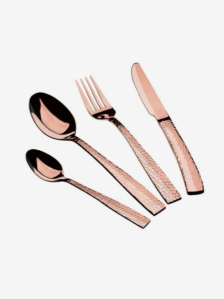Berlingerhaus Komplet jedilnega pribora 24 kosov iz nerjavečega jekla Rosegold Metallic Line BERLINGERHAUS