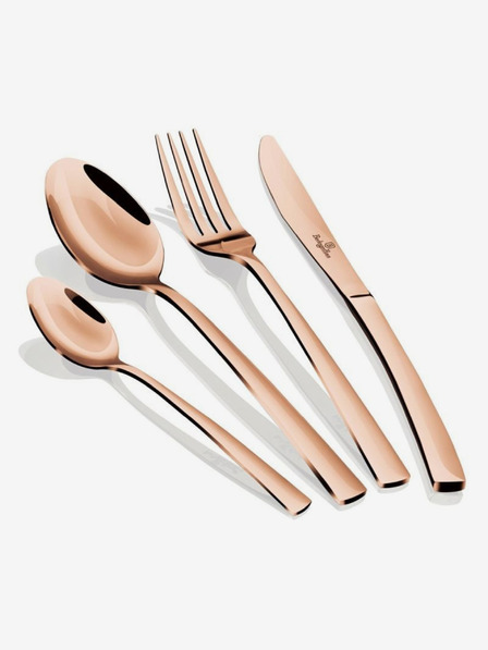 Berlingerhaus Komplet jedilnega pribora 16 kosov iz nerjavečega jekla mirror Rosegold Metallic Line BERLINGERHAUS