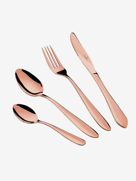 Berlingerhaus Komplet jedilnega pribora 24 kosov iz nerjavečega jekla saten Rosegold Metallic Line BERLINGERHAUS