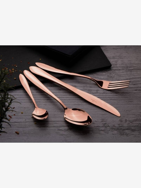 Berlingerhaus Komplet jedilnega pribora 24 kosov iz nerjavečega jekla saten Rosegold Metallic Line BERLINGERHAUS