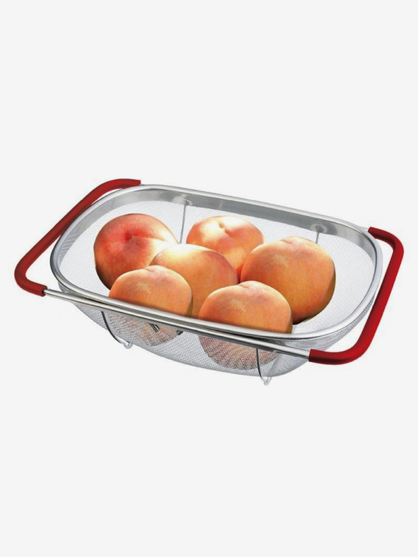 Berlingerhaus Cedilo iz nerjavnega jekla z izvlečnimi ročaji za pomivalno korito BERLINGERHAUS Burgundy