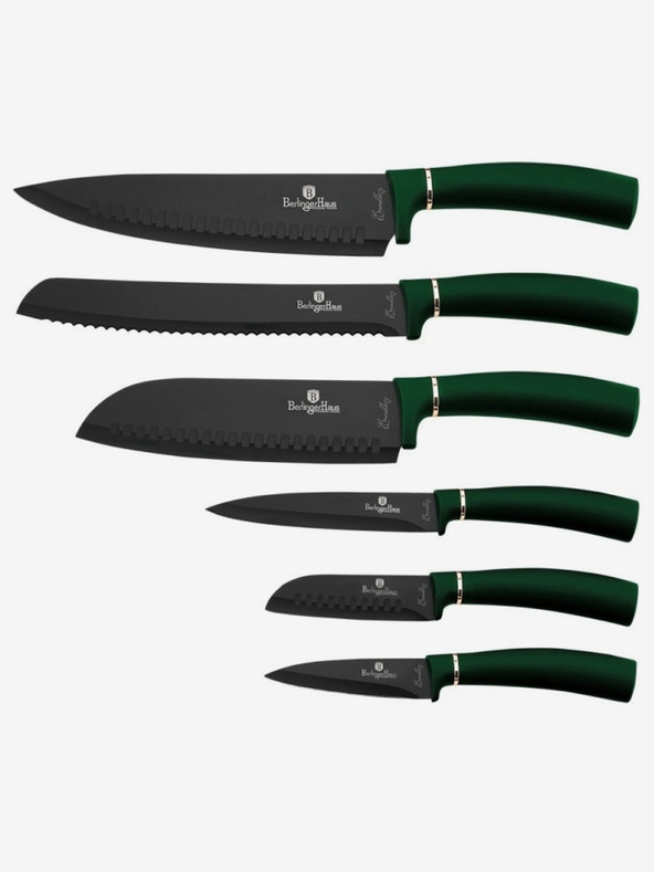 Berlingerhaus BERLINGERHAUS Emerald Collection Komplet šestih nožev s površino proti prijemanju