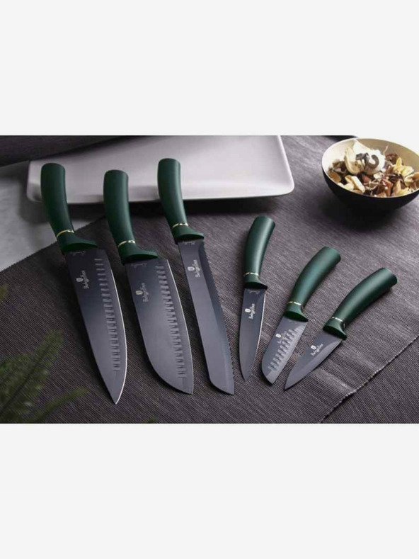 Berlingerhaus BERLINGERHAUS Emerald Collection Komplet šestih nožev s površino proti prijemanju